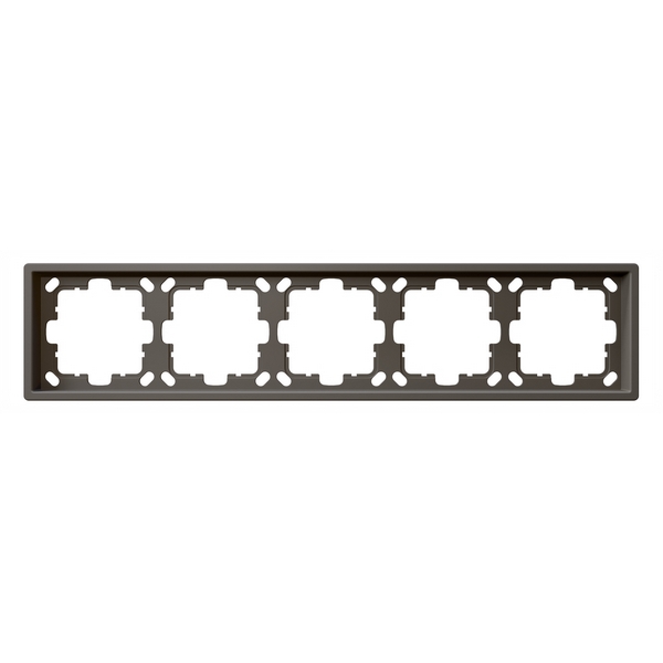 

Рамка на 5 постов (тауп soft touch) Jasmart FD FD1005PTM, Серо-коричневый, FD FD1005PTM