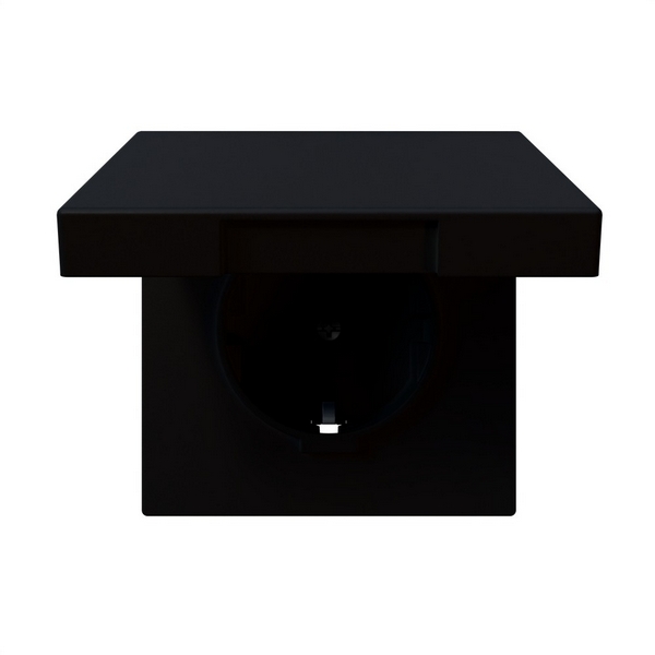 

Розетка с защитной крышкой и шторками (черный матовый) Jasmart FD FD5505PBM, FD FD5505PBM