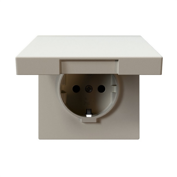 

Розетка с защитной крышкой и шторками (сахара) Jasmart FD FD5505SH, Песочный, FD FD5505SH