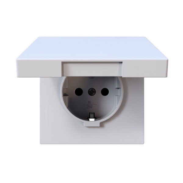 

Розетка с защитной крышкой и шторками (белый глянцевый) Jasmart FD FD5505W, FD FD5505W