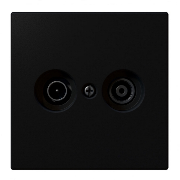 Изображение товара ТВ-розетка Jasmart FD6204PBM черная матовая оконечная акустическая