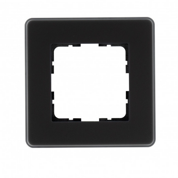 

Рамка на 1 пост (черный) Jasmart G-Glass G1001GB-RM, G-Glass G1001GB-RM