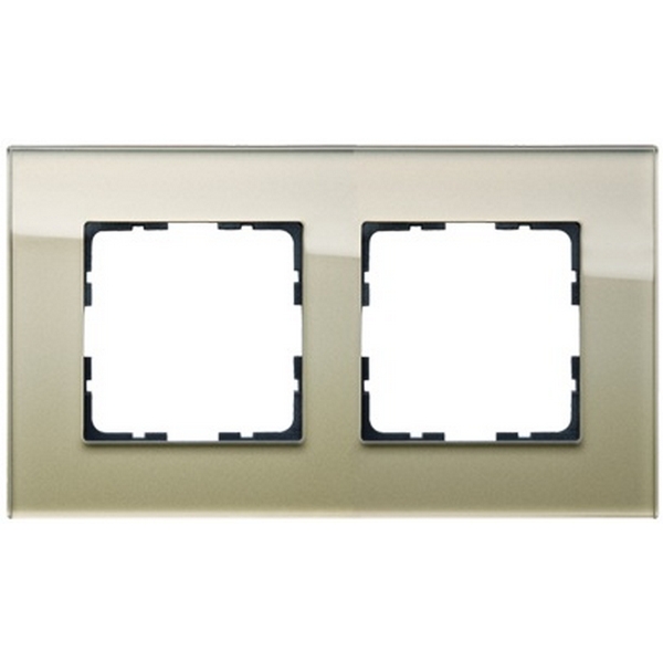 

Рамка на 2 поста (шампань) Jasmart G-Glass G1002GG, G-Glass G1002GG