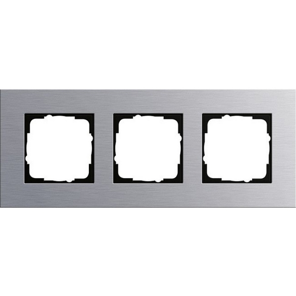 Изображение товара Рамка на 3 поста (алюминий) Jasmart G-Metal G1003AS
