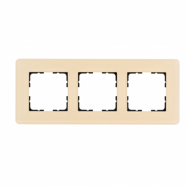 

Рамка на 3 поста (тауп soft touch) Jasmart G-Glass G1003GT-RM, Серо-коричневый, G-Glass G1003GT-RM