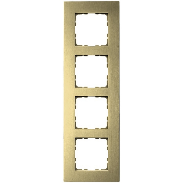 

Рамка на 4 поста (алюминий шампань) Jasmart G-Metal G1004AG, Шампань;алюминий, G-Metal G1004AG