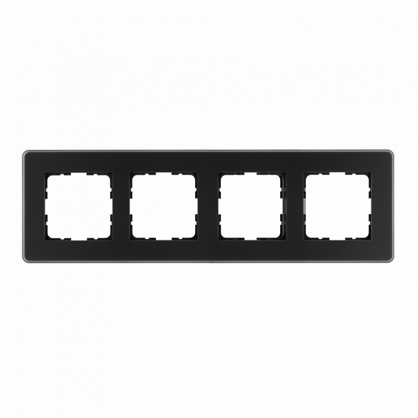 

Рамка на 4 поста (черный) Jasmart G-Glass G1004GB-RM, G-Glass G1004GB-RM