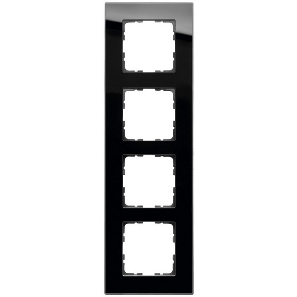 Изображение товара Рамка на 4 поста (черный) Jasmart G-Glass G1004GB