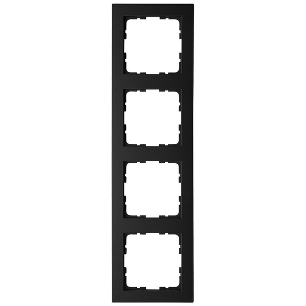 

Рамка на 4 поста (черный матовый) Jasmart G-Classic G1004PB, G-Classic G1004PB