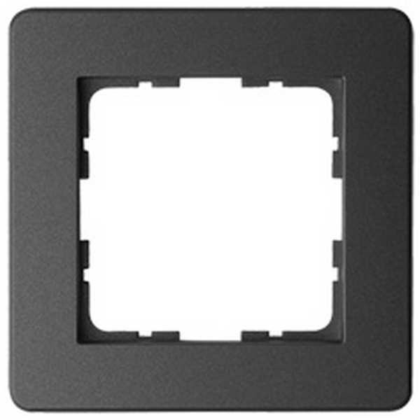 Изображение товара Рамка на 1 пост (черный матовый) Jasmart G-Flex G1101PB