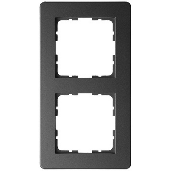 

Рамка на 2 поста (черный матовый) Jasmart G-Flex G1102PB, G-Flex G1102PB