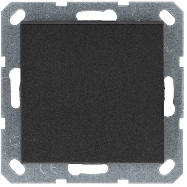 Изображение товара Выключатель одноклавишный (антрацит) Jasmart G-Classic G3011B