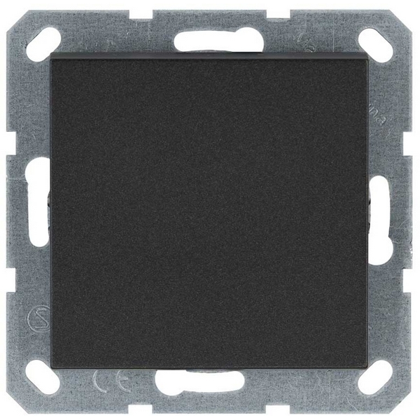 Изображение товара Выключатель одноклавишный перекрестный (антрацит) Jasmart G-Classic G3013B