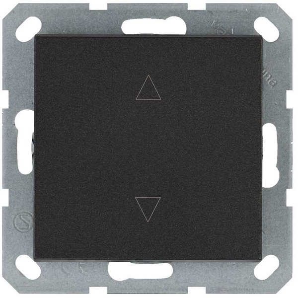 Изображение товара Выключатель жалюзи одноклавишный (антрацит) Jasmart G-Classic G3018B