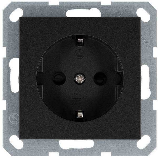 

Розетка со шторками (антрацит) Jasmart G-Classic G5501B, G-Classic G5501B