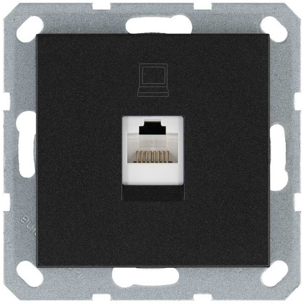 Изображение товара Розетка Ethernet RJ-45 Jasmart G-Classic G6105B Антрацит