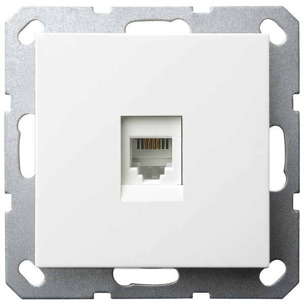 

Розетка Ethernet RJ-45 (белый глянцевый) Jasmart G-Classic G6105W, G-Classic G6105W