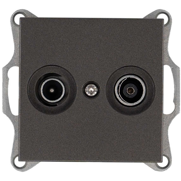 

ТВ-розетка проходная + акустическая (мокко) Jasmart G-Classic G6205Z, G-Classic G6205Z