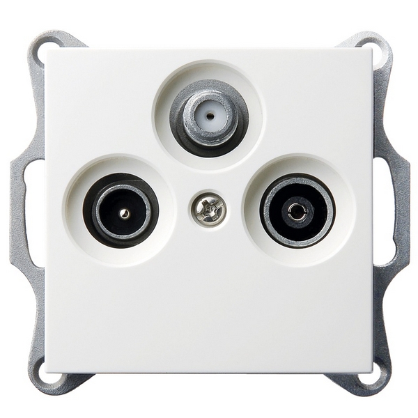 

Розетка проходная TV+SAT + акустическая (белый глянцевый) Jasmart G-Classic G6207W, G-Classic G6207W