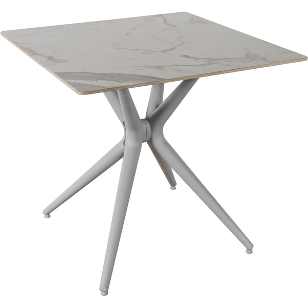 

Стол обеденный JET CERAMIC квадратный 80*80 (Термопластичный полимер, Серый) RF Grigio Statuario 80x80 Jet-Ceramic, RF Grigio Statuario 80x80