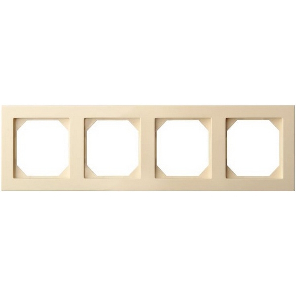 Изображение товара Рамка 4-местная слоновая кость, Classic Kanlux 1010200244 Изображение товара Рамка 4-местная слоновая кость, Classic Kanlux 1010200244