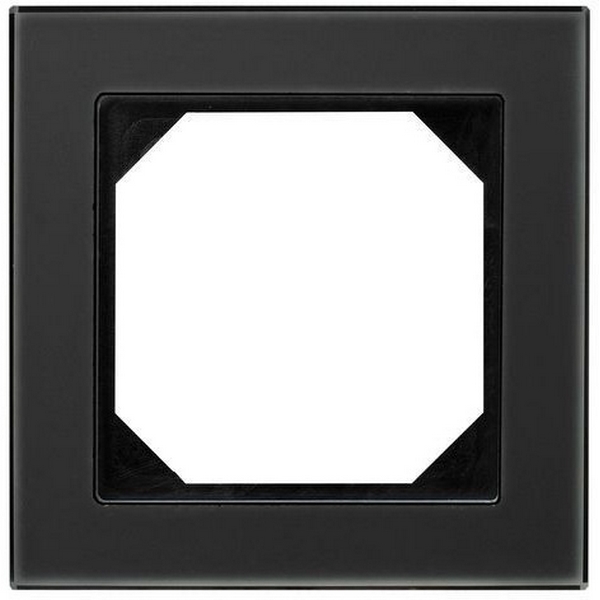 Изображение товара Рамка 1-местная стекло черное матовое, Classic Kanlux 1016400241 Изображение товара Рамка 1-местная стекло черное матовое, Classic Kanlux 1016400241
