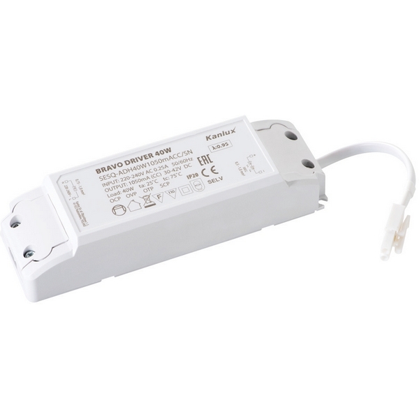 

Трансформатор Kanlux BRAVO 28026, Белый, BRAVO 28026