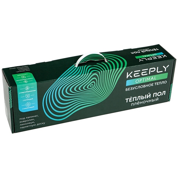 

Комплект тёплого пола KEEPLY 160 Вт/м, Optimal, 1м.кв, 160 Вт (2х0,5 м), Optimal 160 KPL006501