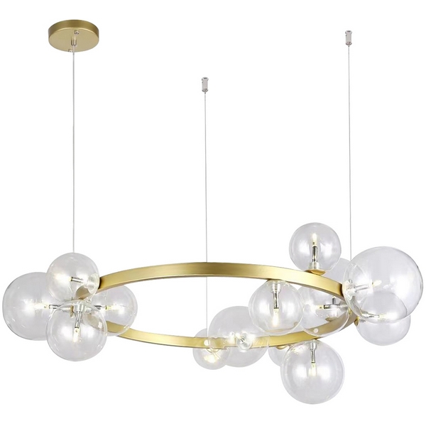 

Подвесной светильник светодиодный светодиодный Иона 07608-15,33 (Kink Light), Золото, Иона 07608-15,33