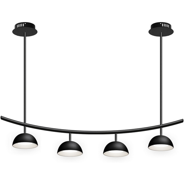 

Потолочная светодиодная люстра на штанге Kink Light Стиви 07652-4,19, Черный, Стиви 07652-4,19