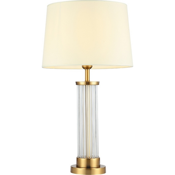 

Настольная лампа Kink Light Милта 07703-T,20-21(01) бронза/прозрачный/белый E27 1*40W, Милта 07703-T,20-21(01)