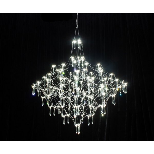 

Подвесная люстра диммируемая Kink Light Галанта 07881-80,02(05-21) хром Led 66*0,5W (3000-6000K) с пультом ДУ, Галанта 07881-80,02(05-21)