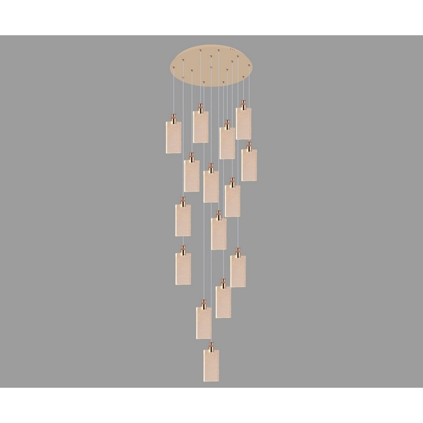 

Потолочная LED люстра Kink Light Аури 08508-15A,33 золото, Аури 08508-15A,33