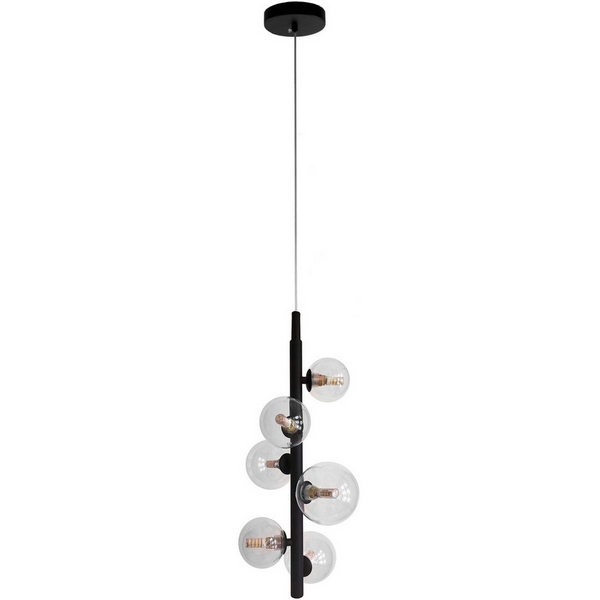 

Подвесной светильник Kink Light Иона 09408-6A,19 черный G9 30W (4000K) шарики, Прозрачный, Иона 09408-6A,19
