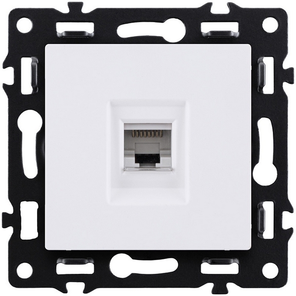 

Розетка Ethernet RJ45 белый Kollinger Asthetik AS-017WH, Asthetik AS-017WH