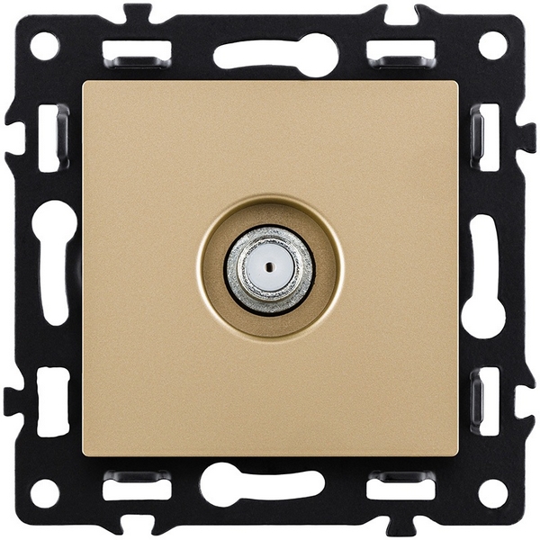 

Розетка TV золотой Kollinger Asthetik AS-020GD, Золото, Asthetik AS-020GD