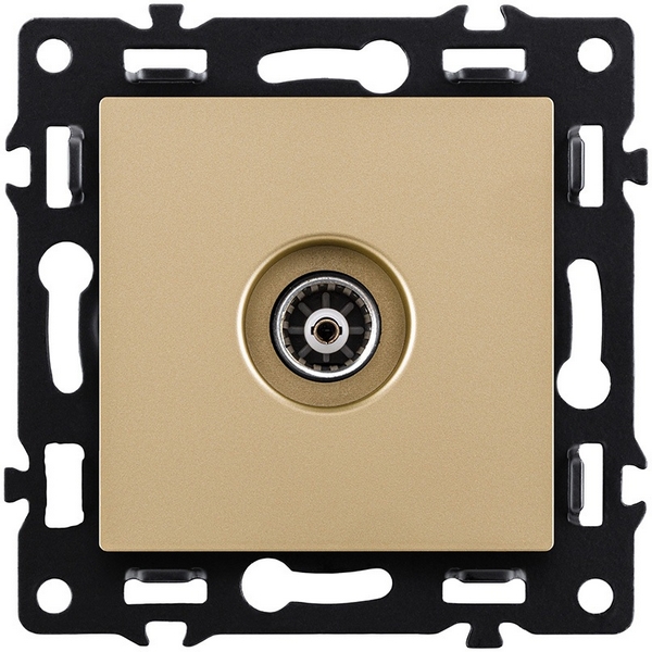 

Розетка спутниковая SAT золотой Kollinger Asthetik AS-021GD, Золото, Asthetik AS-021GD