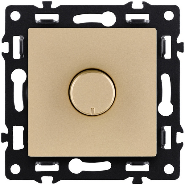 Изображение товара Светорегулятор Kollinger Asthetik AS-022GD 500W встроенный золотой