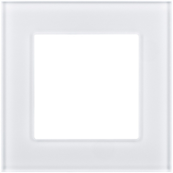 Изображение товара Рамка 1-постовая стекло белый Kollinger Asthetik AS1WH
