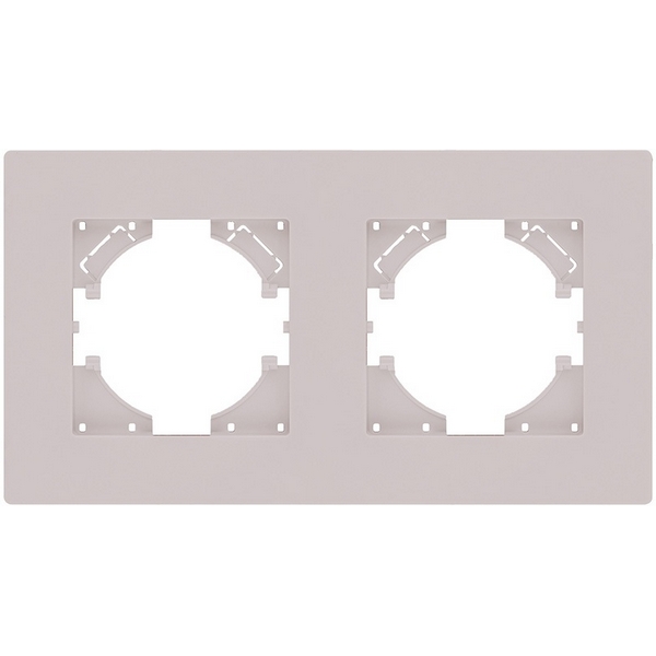 Изображение товара Кашемир матовая 2-постовая рамка Kollinger Aspekt AT2CM стильное решение