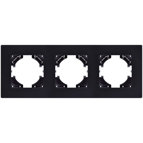 Изображение товара Рамка 3-постовая черного цвета Kollinger Aspekt AT3BK