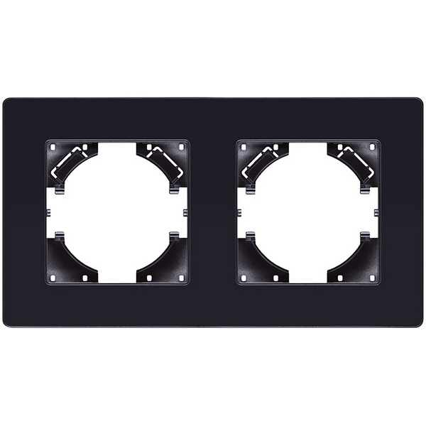 

Рамка 2-постовая черный Kollinger Eleganz Acryl EA2BK, Eleganz Acryl EA2BK