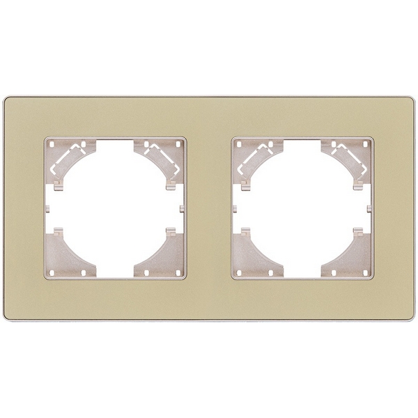 

Рамка 2-постовая золотой Kollinger Eleganz Acryl EA2GD, Золото, Eleganz Acryl EA2GD