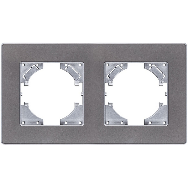 

Рамка 2-постовая серый Kollinger Eleganz Acryl EA2GY, Eleganz Acryl EA2GY