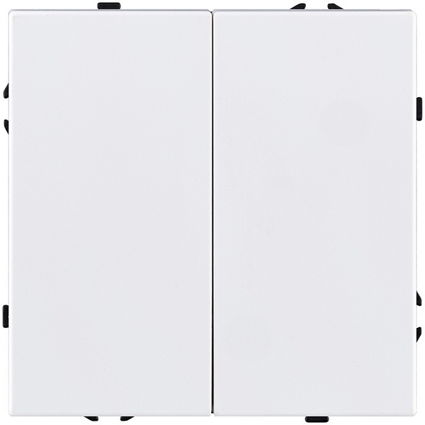 

Выключатель 2-клавишный 10А/250В белый матовый Kollinger Eclipse EC-004WH, Eclipse EC-004WH