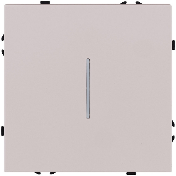 

Выключатель 1-клавишный 10А/250В с LED подсветкой, кашемир матовый Kollinger Eclipse EC-007CM, Eclipse EC-007CM