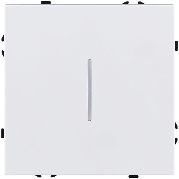 

Выключатель 1-клавишный проходной 10А/250В с LED подсветкой, белый матовый Kollinger Eclipse EC-008WH, Eclipse EC-008WH