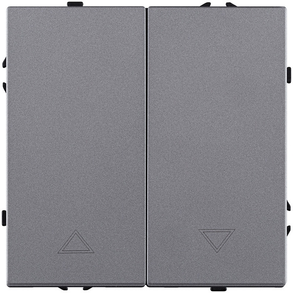 Изображение товара Механизм управления жалюзи 2-клавишный серый Kollinger Eclipse EC-013GY