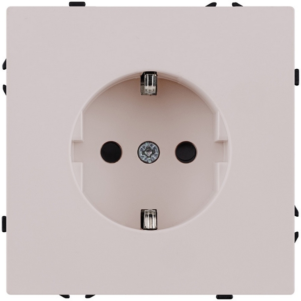 Изображение товара Розетка штепсельная SCHUKO 16A/250 В Kollinger Eclipse EC-014CM в матовом кашемировом цвете