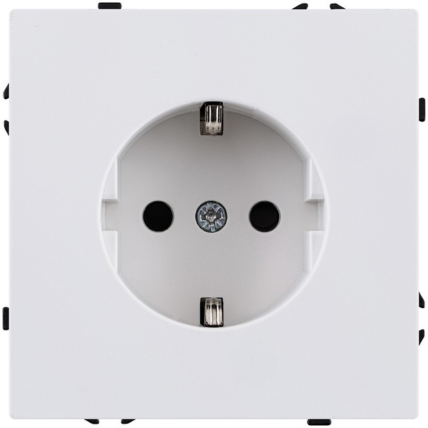 

Розетка штепсельная SCHUKO 16A/250 В белый глянцевый Kollinger Eclipse EC-014WG, Eclipse EC-014WG